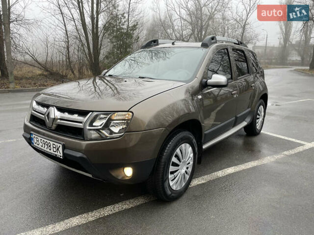 Коричневый Рено Дастер, объемом двигателя 1.46 л и пробегом 198 тыс. км за 9500 $, фото 1 на Automoto.ua
