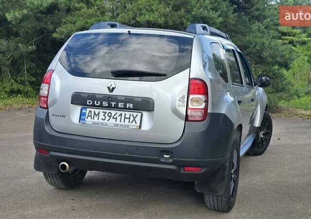 Серый Рено Дастер, объемом двигателя 1.46 л и пробегом 170 тыс. км за 9600 $, фото 7 на Automoto.ua