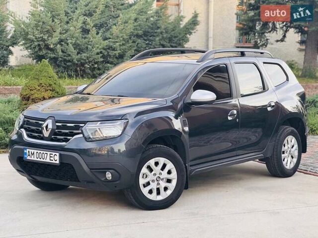 Серый Рено Дастер, объемом двигателя 1.5 л и пробегом 58 тыс. км за 19999 $, фото 1 на Automoto.ua