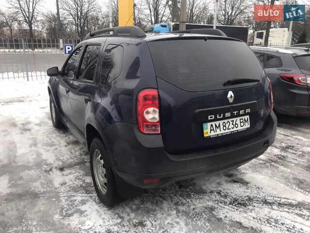 Синий Рено Дастер, объемом двигателя 1.6 л и пробегом 212 тыс. км за 9300 $, фото 1 на Automoto.ua