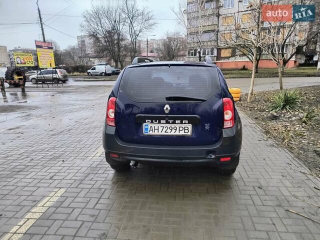 Синий Рено Дастер, объемом двигателя 1.6 л и пробегом 190 тыс. км за 8300 $, фото 3 на Automoto.ua