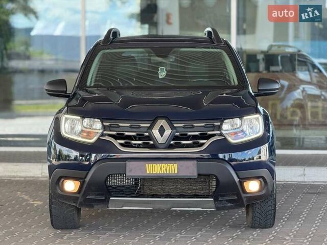 Синий Рено Дастер, объемом двигателя 1.46 л и пробегом 207 тыс. км за 12750 $, фото 1 на Automoto.ua