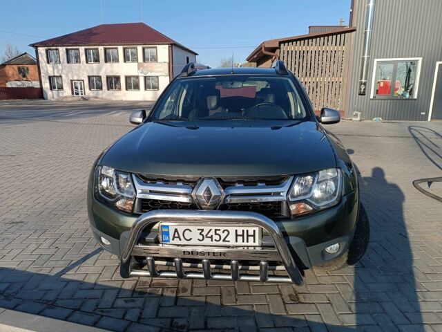 Зеленый Рено Дастер, объемом двигателя 1.5 л и пробегом 160 тыс. км за 12600 $, фото 2 на Automoto.ua