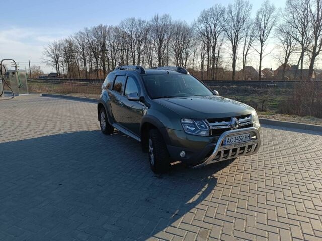 Зеленый Рено Дастер, объемом двигателя 1.5 л и пробегом 160 тыс. км за 12600 $, фото 1 на Automoto.ua