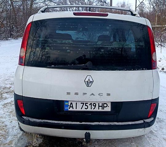 Белый Рено Эспейс, объемом двигателя 1.9 л и пробегом 307 тыс. км за 3500 $, фото 4 на Automoto.ua
