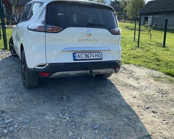 Белый Рено Эспейс, объемом двигателя 1.6 л и пробегом 190 тыс. км за 15500 $, фото 2 на Automoto.ua
