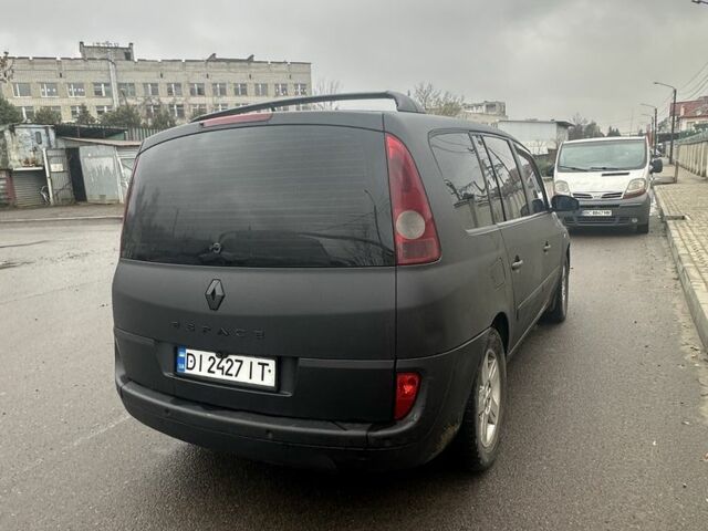 Черный Рено Эспейс, объемом двигателя 2.2 л и пробегом 275 тыс. км за 3500 $, фото 4 на Automoto.ua