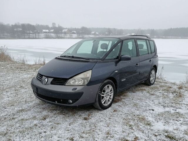 Черный Рено Эспейс, объемом двигателя 2 л и пробегом 200 тыс. км за 2200 $, фото 1 на Automoto.ua