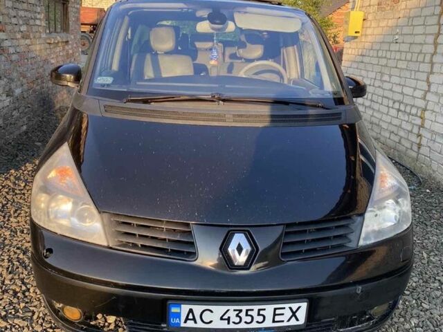 Черный Рено Эспейс, объемом двигателя 2.2 л и пробегом 216 тыс. км за 4000 $, фото 1 на Automoto.ua