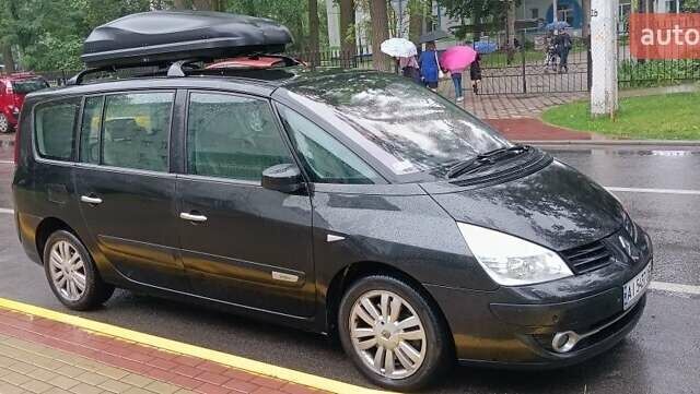 Черный Рено Эспейс, объемом двигателя 3 л и пробегом 290 тыс. км за 5200 $, фото 1 на Automoto.ua