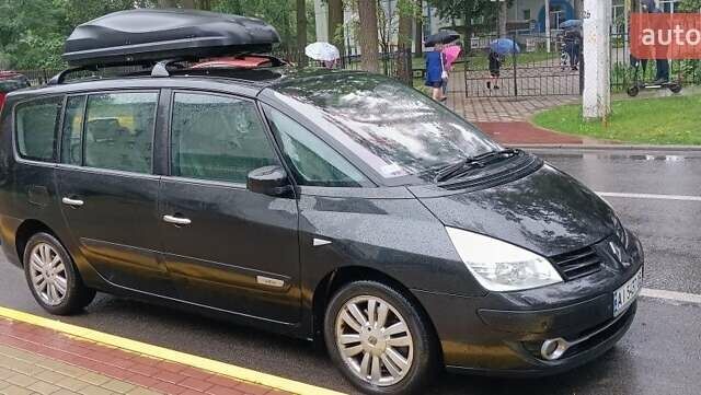 Черный Рено Эспейс, объемом двигателя 3 л и пробегом 290 тыс. км за 5200 $, фото 2 на Automoto.ua