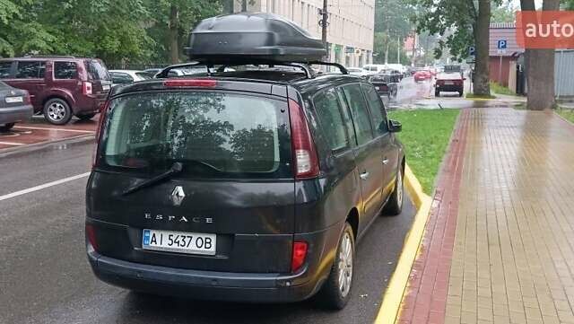 Черный Рено Эспейс, объемом двигателя 3 л и пробегом 290 тыс. км за 5200 $, фото 4 на Automoto.ua