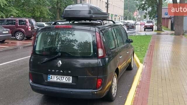 Черный Рено Эспейс, объемом двигателя 3 л и пробегом 290 тыс. км за 5200 $, фото 5 на Automoto.ua