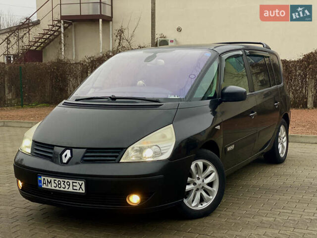 Чорний Рено Еспейс, об'ємом двигуна 2 л та пробігом 256 тис. км за 7499 $, фото 1 на Automoto.ua