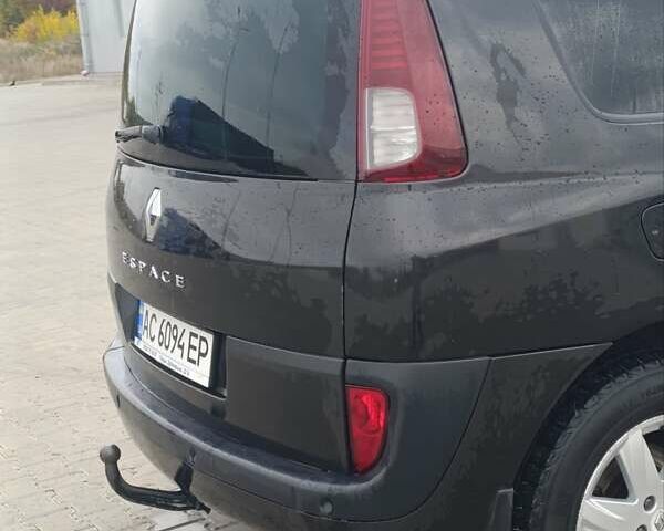 Черный Рено Эспейс, объемом двигателя 2 л и пробегом 300 тыс. км за 7700 $, фото 13 на Automoto.ua