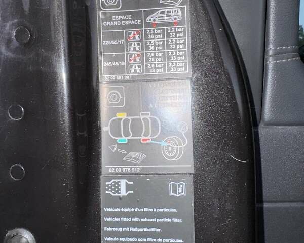 Черный Рено Эспейс, объемом двигателя 2 л и пробегом 268 тыс. км за 8800 $, фото 7 на Automoto.ua