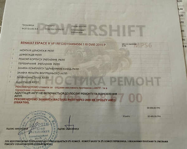 Фиолетовый Рено Эспейс, объемом двигателя 1.6 л и пробегом 204 тыс. км за 16599 $, фото 103 на Automoto.ua