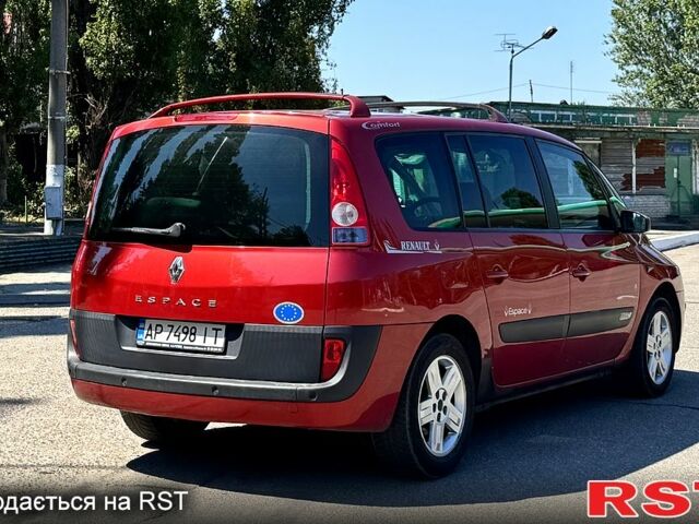 Рено Эспейс 2004 в Запорожье на Automoto.ua Красный Рено Эспейс, объемом двигателя 1.9 л и пробегом 0 тыс. км за 3999 $, фото 3 на Automoto.ua