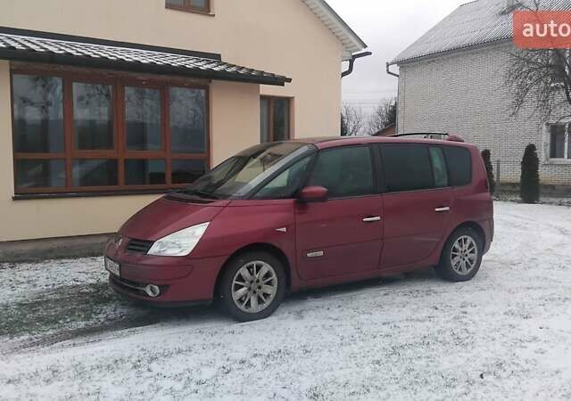 Червоний Рено Еспейс, об'ємом двигуна 2 л та пробігом 279 тис. км за 6350 $, фото 1 на Automoto.ua