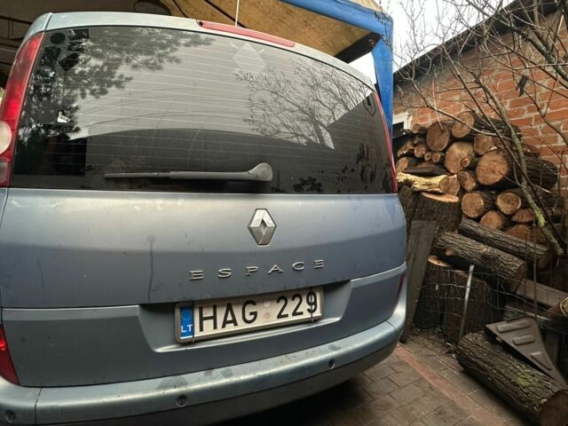Серый Рено Эспейс, объемом двигателя 3 л и пробегом 200 тыс. км за 1000 $, фото 3 на Automoto.ua