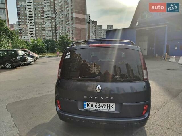 Сірий Рено Еспейс, об'ємом двигуна 2 л та пробігом 248 тис. км за 6800 $, фото 3 на Automoto.ua