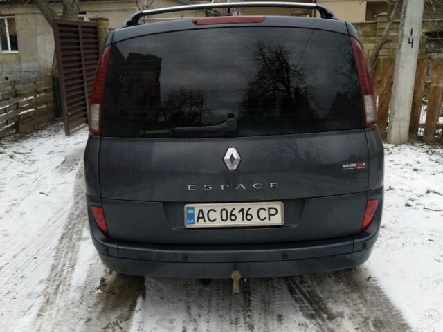 Сірий Рено Еспейс, об'ємом двигуна 2 л та пробігом 360 тис. км за 7000 $, фото 5 на Automoto.ua