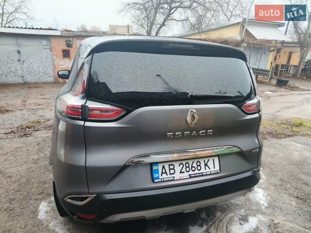 Серый Рено Эспейс, объемом двигателя 1.6 л и пробегом 230 тыс. км за 17400 $, фото 168 на Automoto.ua