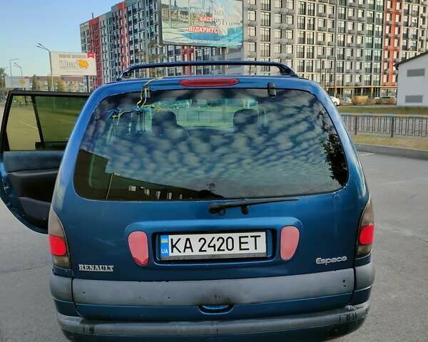 Синий Рено Эспейс, объемом двигателя 2 л и пробегом 305 тыс. км за 3700 $, фото 13 на Automoto.ua