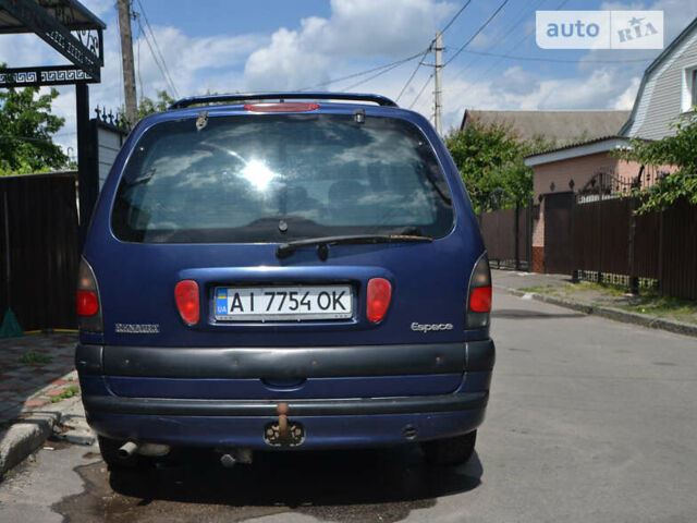 Синій Рено Еспейс, об'ємом двигуна 2 л та пробігом 300 тис. км за 4000 $, фото 1 на Automoto.ua