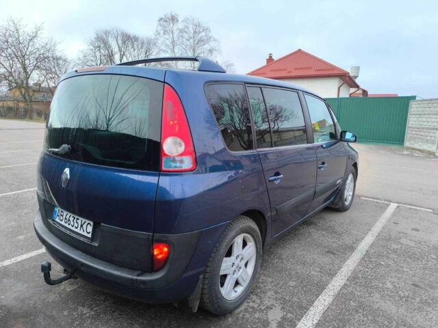 Синий Рено Эспейс, объемом двигателя 2.2 л и пробегом 210 тыс. км за 5850 $, фото 4 на Automoto.ua