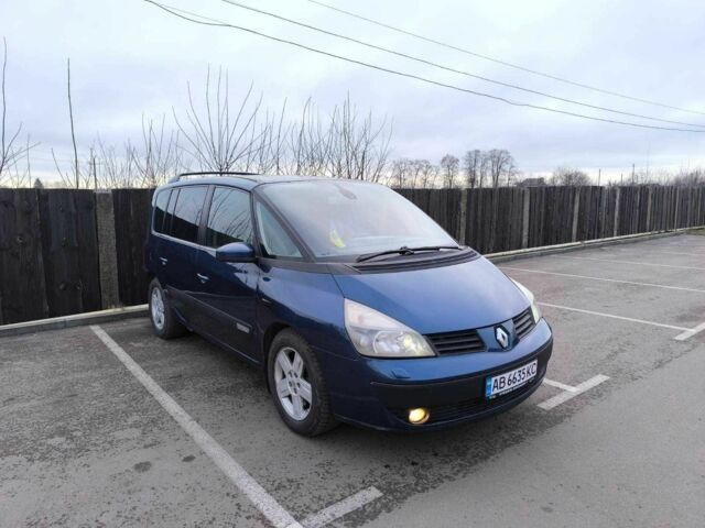 Синий Рено Эспейс, объемом двигателя 2.2 л и пробегом 210 тыс. км за 5850 $, фото 1 на Automoto.ua