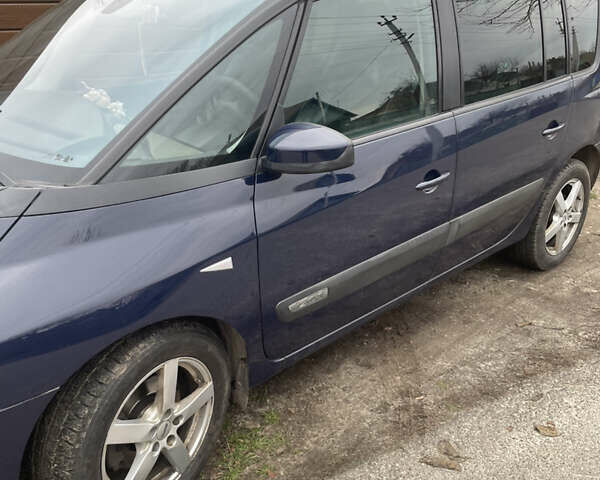 Синий Рено Эспейс, объемом двигателя 2 л и пробегом 230 тыс. км за 6500 $, фото 1 на Automoto.ua