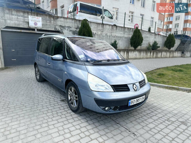 Рено Эспейс 2006 в Тернополе на Automoto.ua Синий Рено Эспейс, объемом двигателя 2.19 л и пробегом 350 тыс. км за 3300 $, фото 1 на Automoto.ua