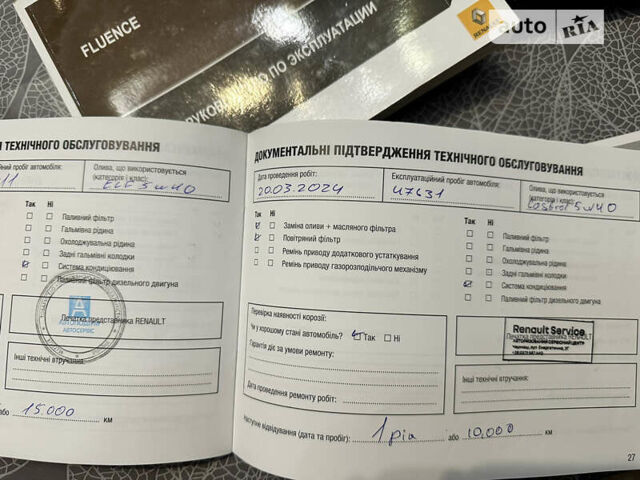 Рено Флюенс, об'ємом двигуна 1.6 л та пробігом 48 тис. км за 7500 $, фото 35 на Automoto.ua