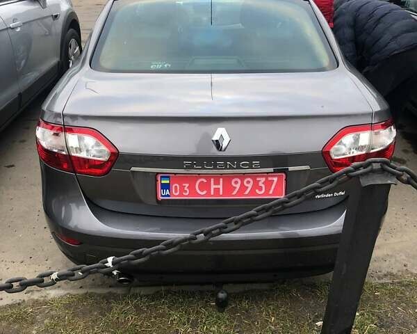 Сірий Рено Флюенс, об'ємом двигуна 1.5 л та пробігом 190 тис. км за 7700 $, фото 4 на Automoto.ua