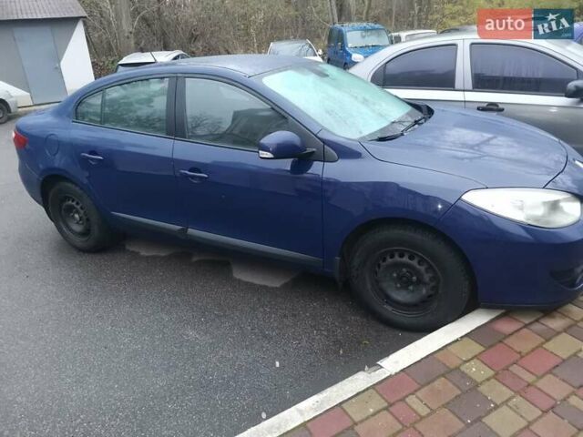 Синий Рено Флюенс, объемом двигателя 1.6 л и пробегом 262 тыс. км за 6000 $, фото 5 на Automoto.ua