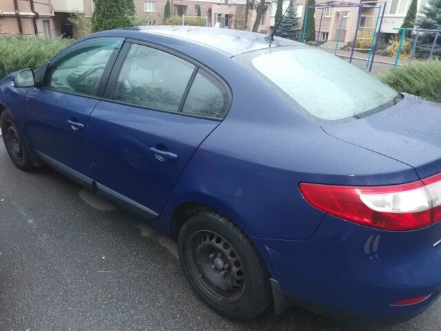 Синий Рено Флюенс, объемом двигателя 1.6 л и пробегом 262 тыс. км за 6000 $, фото 2 на Automoto.ua