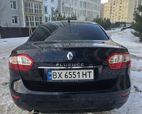 Синий Рено Флюенс, объемом двигателя 1.6 л и пробегом 129 тыс. км за 6300 $, фото 3 на Automoto.ua