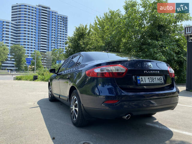 Синий Рено Флюенс, объемом двигателя 1.46 л и пробегом 289 тыс. км за 4950 $, фото 5 на Automoto.ua