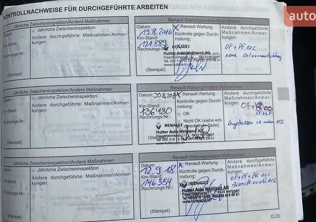 Черный Рено Гранд Эспейс, объемом двигателя 2 л и пробегом 197 тыс. км за 7900 $, фото 24 на Automoto.ua