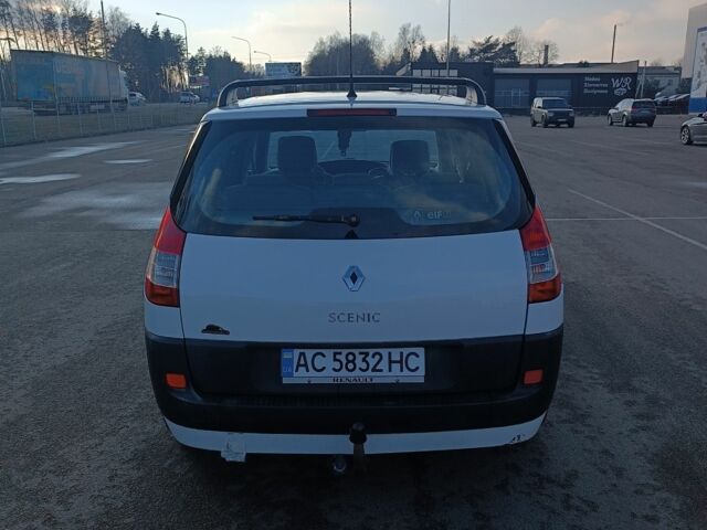 Белый Рено Гранд Сценик, объемом двигателя 1.9 л и пробегом 291 тыс. км за 4799 $, фото 4 на Automoto.ua