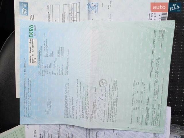 Білий Рено Гранд Сценік, об'ємом двигуна 1.5 л та пробігом 158 тис. км за 6999 $, фото 15 на Automoto.ua