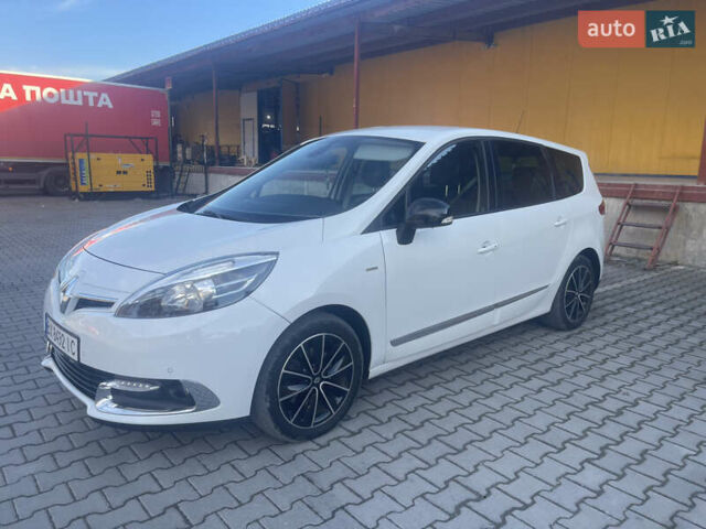 Белый Рено Гранд Сценик, объемом двигателя 1.6 л и пробегом 228 тыс. км за 7900 $, фото 1 на Automoto.ua