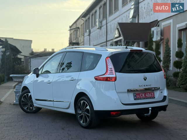 Білий Рено Гранд Сценік, об'ємом двигуна 1.6 л та пробігом 179 тис. км за 10950 $, фото 36 на Automoto.ua