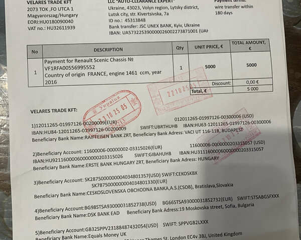 Белый Рено Гранд Сценик, объемом двигателя 1.5 л и пробегом 171 тыс. км за 15200 $, фото 28 на Automoto.ua