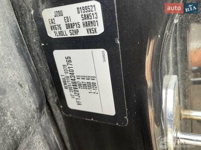 Черный Рено Гранд Сценик, объемом двигателя 1.6 л и пробегом 227 тыс. км за 6250 $, фото 18 на Automoto.ua