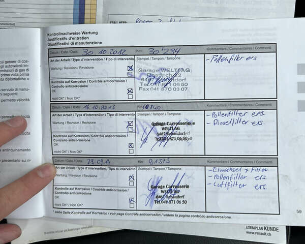 Черный Рено Гранд Сценик, объемом двигателя 0 л и пробегом 242 тыс. км за 8100 $, фото 43 на Automoto.ua