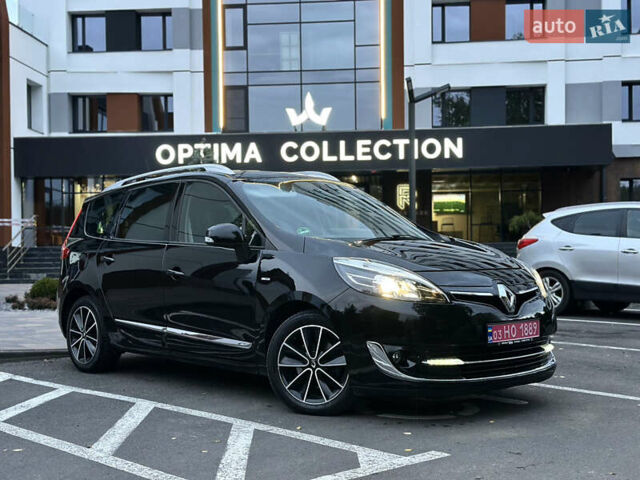 Черный Рено Гранд Сценик, объемом двигателя 1.6 л и пробегом 183 тыс. км за 10500 $, фото 1 на Automoto.ua