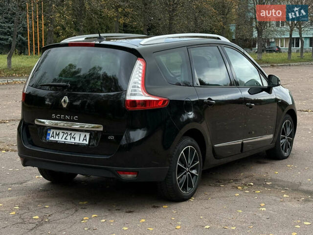 Рено Гранд Сценик 2013 в Житомире на Automoto.ua Черный Рено Гранд Сценик, объемом двигателя 1.6 л и пробегом 249 тыс. км за 9200 $, фото 6 на Automoto.ua