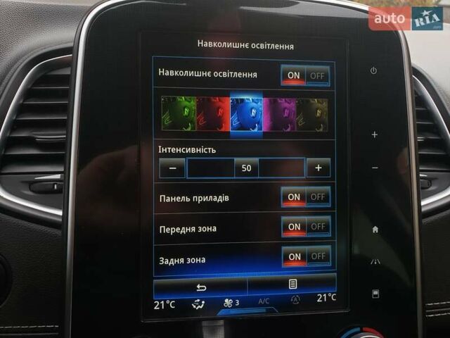 Черный Рено Гранд Сценик, объемом двигателя 1.6 л и пробегом 159 тыс. км за 16700 $, фото 95 на Automoto.ua